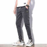 BINHIIRO Summer Men's Jeans Solid color Loose Classic Casual Jeans Men Straight Slim Fashion Beam foot Denim Trousers male  K606