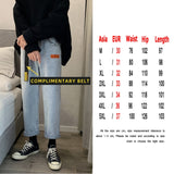 Fashion Print Black Jeans Pants Japanese Harajuku Streetwear for Mens Plus Size Denim Clothes Boyfriend Baggy Blue Jean Trousers